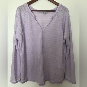 Purple Light Weight Knit Top